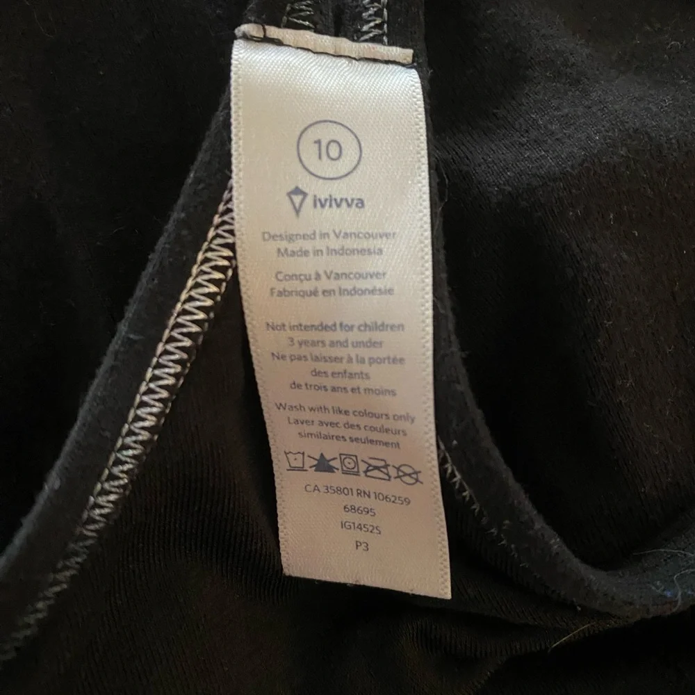 Ivivva by Lululemon Black Sporty Tank Top